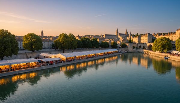 Avignon palais des papes : patrimoine unesco, pont et festival avec le camping la simioune